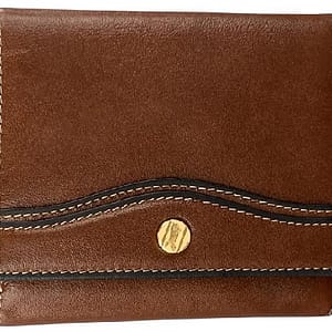 GoldPfeil Brown Leather credit card
