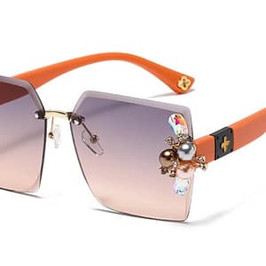 Pearls and Crystals Clusters Sunglasses